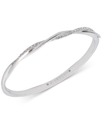 Givenchy - Pav&eacute; Twist Bangle Bracelet