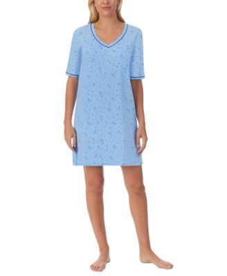 Cuddl Duds - Elbow-Length Sleep T-Shirt