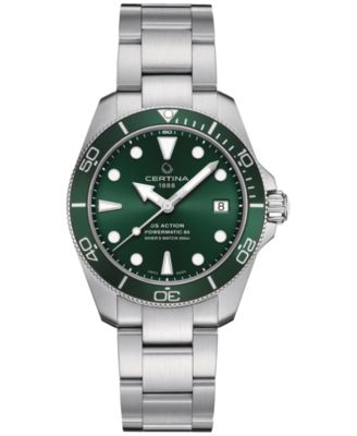 Certina - Women's Swiss Automatic DS Action Diver Stainless Steel Bracelet Watch 38mm