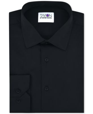 Tayion Collection - Men's Sateen Solid Dress Shirt