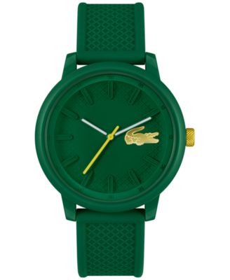 Lacoste - Men's L.12.12. Green Silicone Strap Watch 48mm