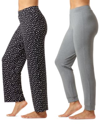 Hue - Women's 2-Pk. Pure Comfort Mid-Rise Pajama Pants