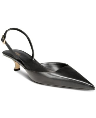 Michael Kors - Women's Luna Slingback Kitten Heel Pumps