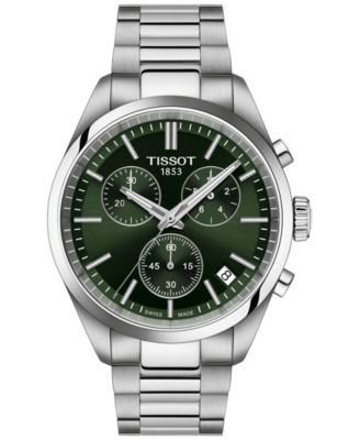 Tissot - Men's Swiss Chronograph PR 100 Stainless Steel Bracelet Watch 40mm