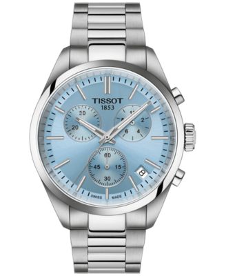 Tissot - Men's Swiss Chronograph PR 100 Stainless Steel Bracelet Watch 40mm