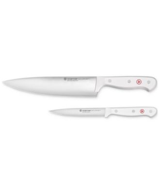 Wüsthof - Gourmet White 2-Pc. Steel Chef's Knife Set