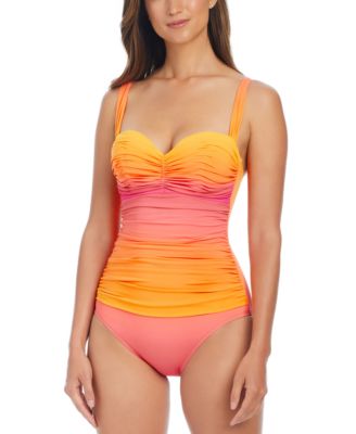 Bleu by Rod Beattie - Women's Beat The Heat Ruched Underwire One-Piece Swimsuit