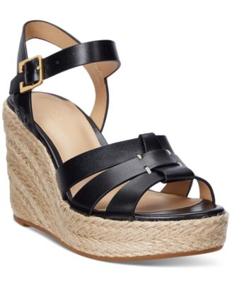 Lauren Ralph Lauren - Women's Soffia Espadrille Wedge Sandals