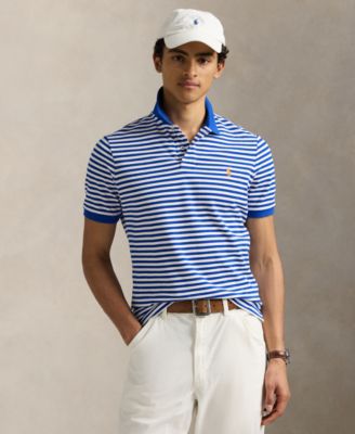 Polo Ralph Lauren - Men's Classic-Fit Striped Mesh Polo Shirt