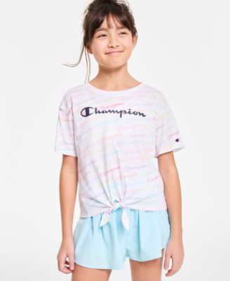 Champion - Big Girls Meet and Greet Tie-Front T-Shirt