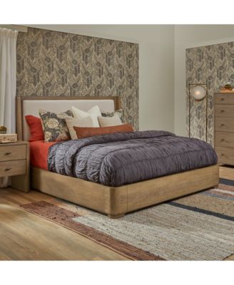 Furniture - Nordic 3 Pc. King Upholstered Set (Bed, Chest & Nightstand)