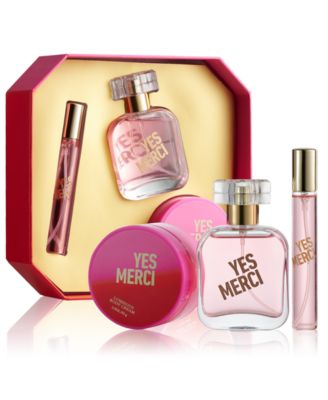 Lovery - 3-Pc. Yes Merci Bath & Body Care Gift Set