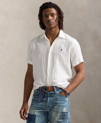 Polo Ralph Lauren - Men's Short-Sleeve Linen Button-Up