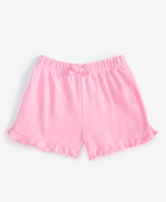 First Impressions - Baby Girls Pointelle Shorts