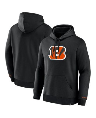 Fanatics - Men's Black Cincinnati Bengals Legacy Fleece Pullover Hoodie