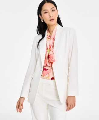 Tahari ASL - Peak-Lapel Button-Front Jacket, Regular & Petite Sizes