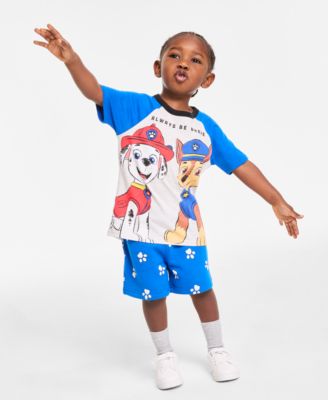 Paw Patrol - Toddler Boys Always Be Brave Short-Sleeve T-Shirt & Shorts, 2 Piece Set