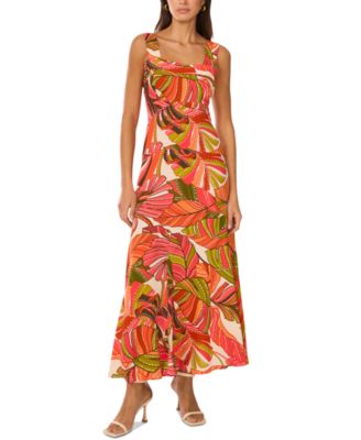 Vince Camuto - Women's Printed Tiered Maxi Dress