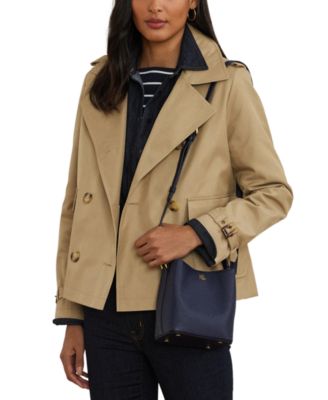 Lauren Ralph Lauren - Crosshatch Leather Mini Reese Bucket Bag