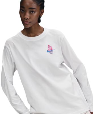 Nike - Women's Cotton Long-Sleeve Basketball T-Shirt
