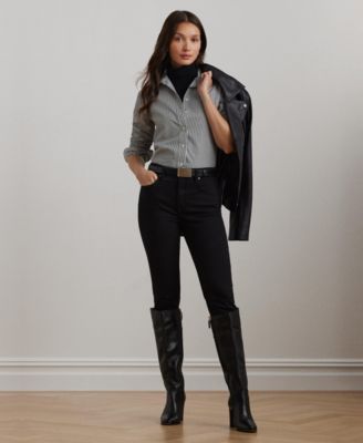 Lauren Ralph Lauren - Women's High-Rise Skinny Ankle Jeans
