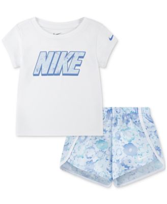 Nike - Toddler Girls Logo Graphic T-Shirt & Shorts, 2 Piece Set
