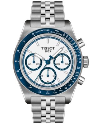 Tissot - Men's Swiss Automatic Chronograph PR516 Stainless Steel Bracelet Watch 41mm
