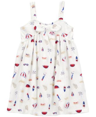 Carter's - Toddler Girls 4th Of July Icon Knit Dress