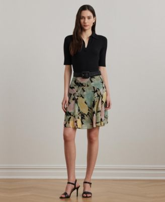 Lauren Ralph Lauren - Women's Floral Crinkle Georgette Skirt