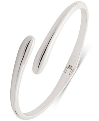 Lauren Ralph Lauren - Silver-Tone Sculptural Bangle Bracelet
