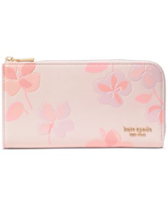 kate spade new york - Devin Springs Pansies Zip Around Continental Wallet