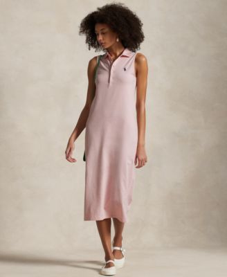 Polo Ralph Lauren - Women's Stretch-Cotton Sleeveless Polo Dress