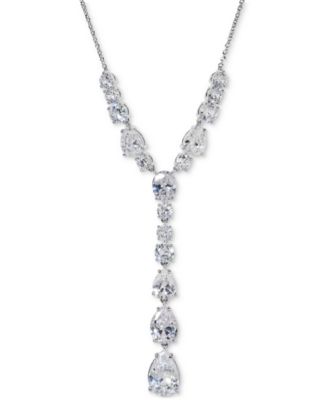 Eliot Danori - Stone Lariat Necklace, 16" + 2" extender