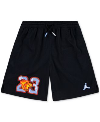Jordan - Big Boys Customized Air Flame Mesh Shorts