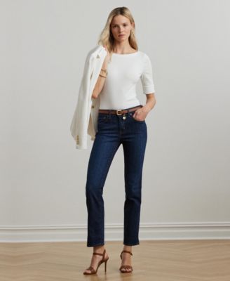 Lauren Ralph Lauren - Super-Stretch Straight-Leg Jeans
