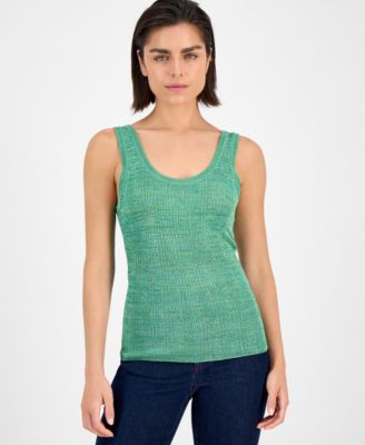 I.N.C. International Concepts - Women's Space-Dyed Sweater Tank Top