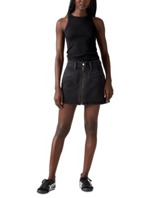 Levi's - Women's Cotton Moto Icon Mini Skirt