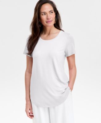 JM Collection - Scoop-Neck T-Shirt, Created for Macy's