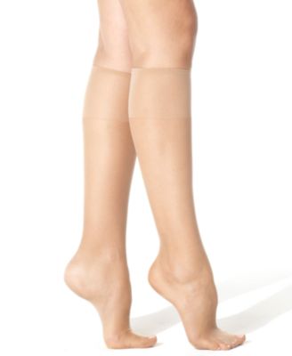 ALLSTAR PRODUCTS GROUP - Hanes Silk Reflections Knee Highs Silky Sheers