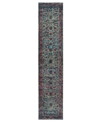 Oriental Weavers - Journey Pena Blue 2' 6" x 12' Runner