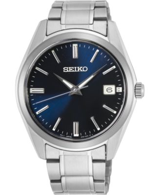 Seiko - Men's Essentials Stainless Steel Bracelet Watch 40.2mm