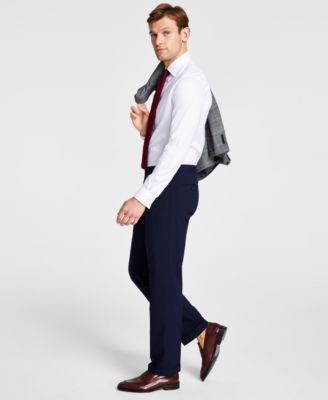 Michael Kors - en's Pleated Solid Classic Fit Pants