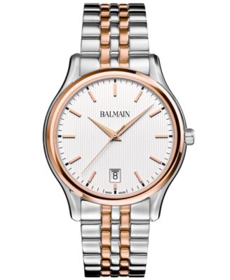 Balmain - Men's Swiss Beleganza Two-Tone Stainless Steel Bracelet Watch 40mm