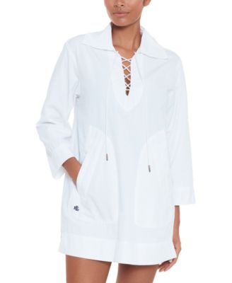 Lauren Ralph Lauren - Women's Lace-Up Tunic Cover-Up