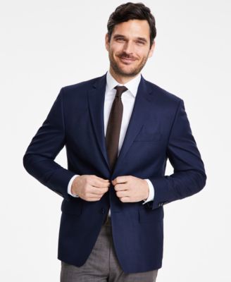 Michael Kors - Men's Classic-Fit Houndstooth Sport Coat
