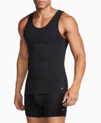 Nike - Men's Slim-Fit Essential Stretch Tank Undershirts - 2 pk.