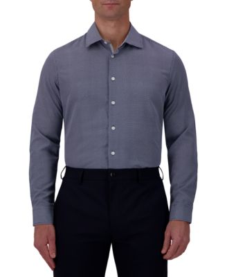 Report Collection - Men's Slim-Fit Check-Print Shirt