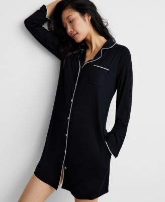 State of Day - Women's Notched-Collar Sleepshirt
