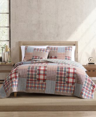 Eddie Bauer - Hawthorne Brown Reversible 2-Piece Twin Quilt Set