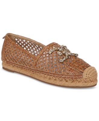 Sam Edelman - Women's Khiara Emblem Embellished Espadrille Flats